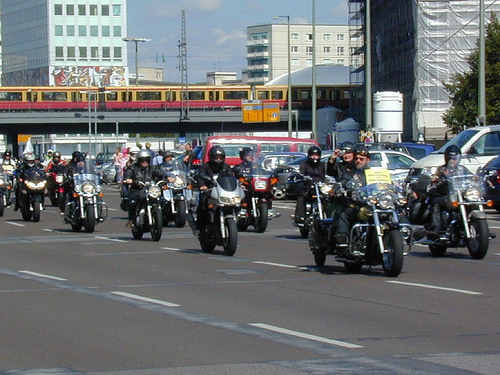 Sternfahrt Biker Union 2005 in Berlin