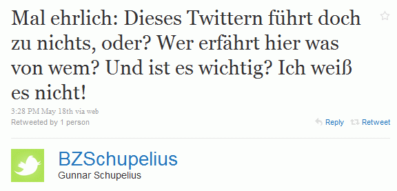 Gunnar Schupelius auf twitter Gunnar Schupelius auf twitter