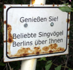 Anweisung im Tiergarten - April 2007