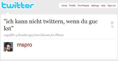 mspro auf twitter