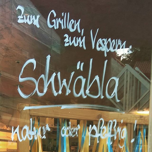 keine ahnung, was ein #schwäbla ist #biberachstory