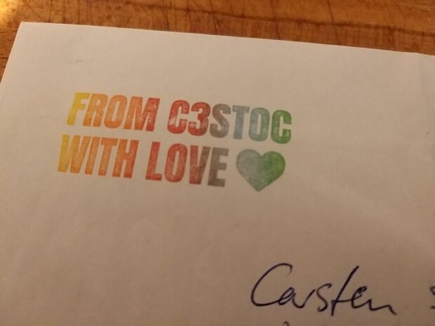 ein brief voller sticker von @c3stoc