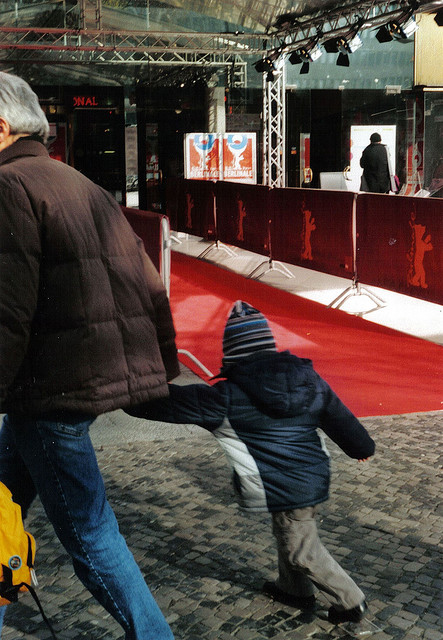 roter teppich bei der berlinale 2008 mit einer EXA 1b (35mm)
